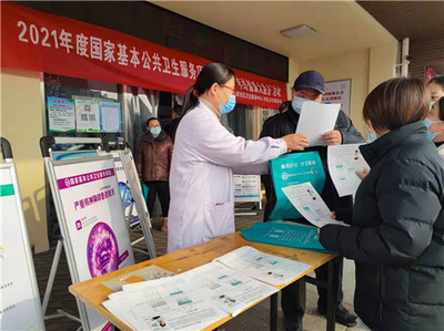 岱廟街道社區衛生服務中心開展“年終健康大盤點”健康咨詢服務活動
